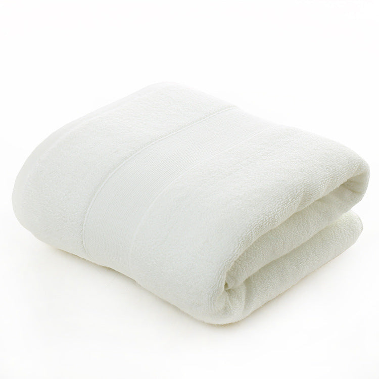 Cotton thickened plain colored bath towel - One Red Hill